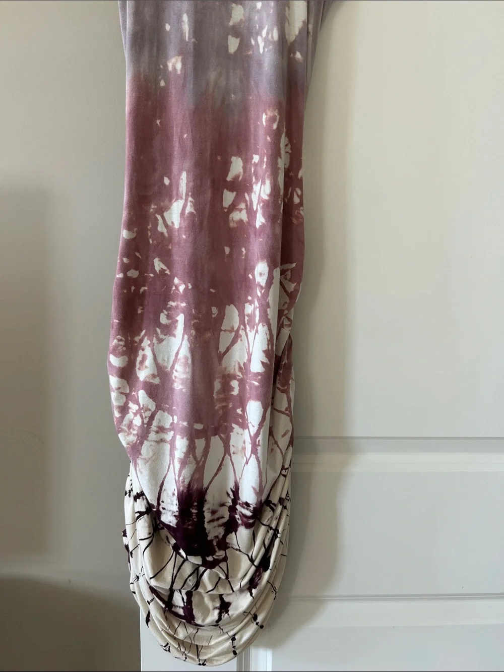 Young Fabulous & Broke Becky Dress Sz S w MEASUREMENTS Tie-Dye Ruching